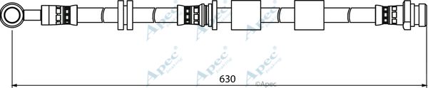 APEC BRAKING Bremžu šļūtene HOS3909